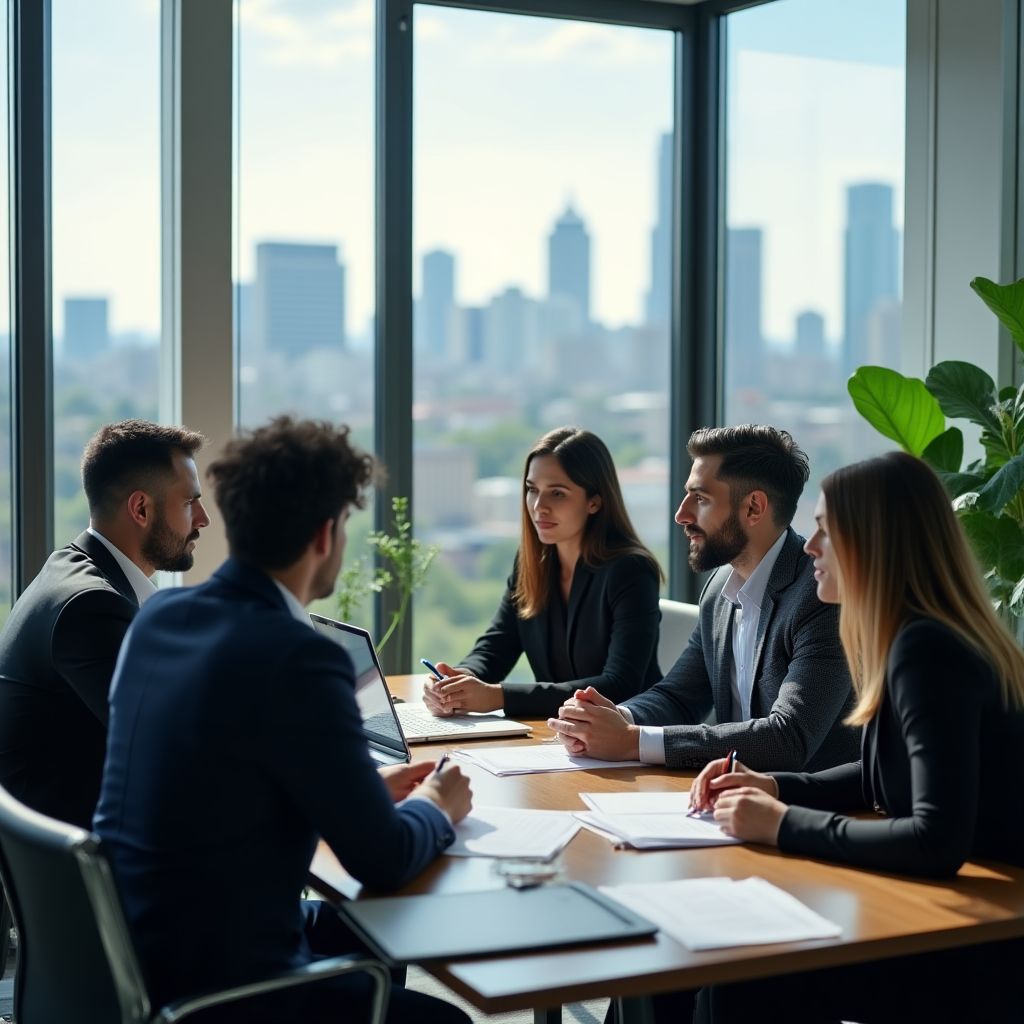 Equipo de InverArgentina en reunión estratégica